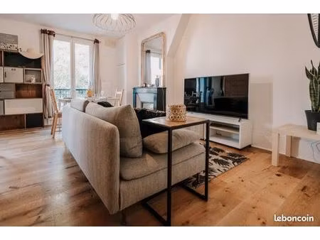 appartement 2 chambres 45m² centre-ville clichy  colocation possible