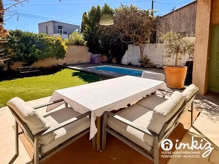 maison de 3 chambres + piscine + garage