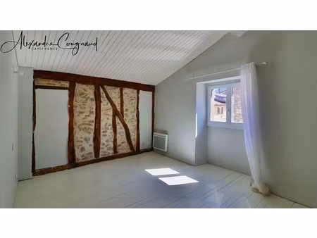 a vendre soreze (81) - maison de village en pierre de 116 m²  3 chambres  garage