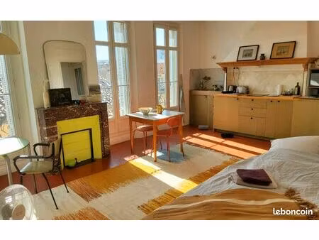 loue grand studio 29m2 saint-charles