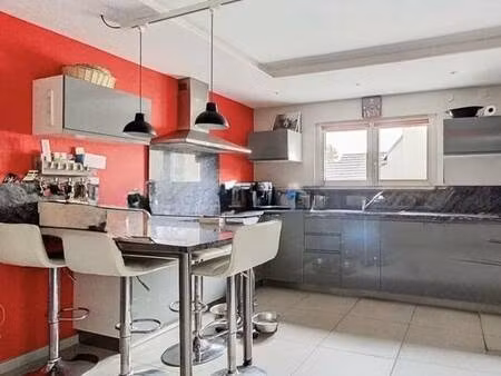 bel ensemble immobilier+terrasse +cave +garages