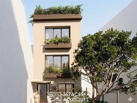 maison neuve avec toit terrasse