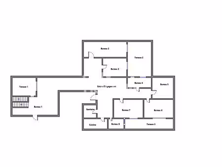 paris xvi  local commercial  bureaux  259 m2