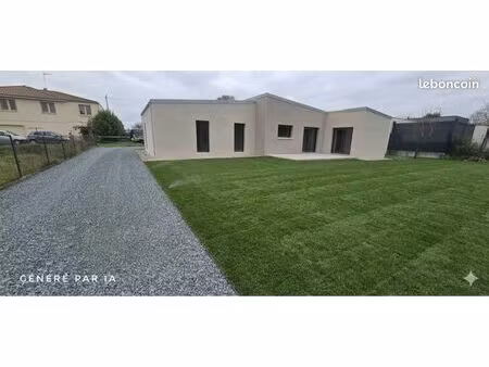 [à louer] maison neuve de plain-pied – 131 m² – saint-liguaire (quartier recherché)