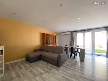 appartement t2 meublé 54 m2 + rez de jardin - grésivaudan - lumbin - saint hilaire du touv