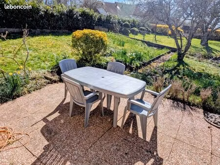 belle maison neuve 75 m2 meublée tout confort jardin fleuri et terrasse ensoleillée 2 cham