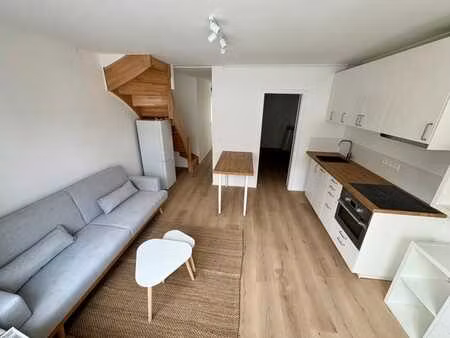 duplex neuf meublé 2ch  eu/métro/train  65m2