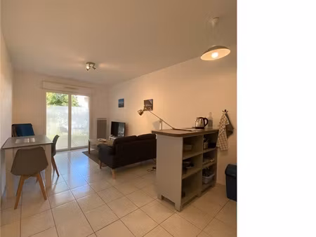 appartement - rdc - 35 46 m2 - 2 pièces - meublé