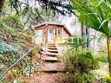 07140: chalet bois de 39m² au coeur de la nature sur un terrain de 400m² environ