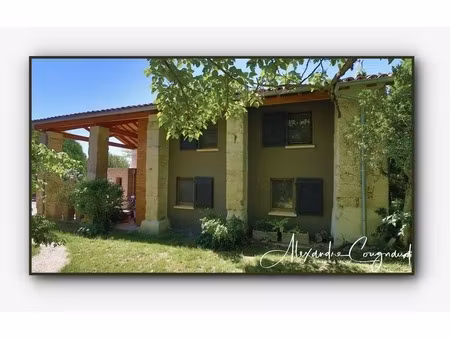 a vendre montegut lauragais (31) - grange rénovée de 130 m² - 4 chambres - piscine - terra
