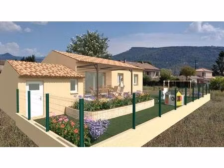 terrain avec maison neuve à vendre