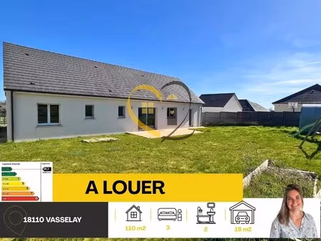 maison plain-pied 110 m² – 3 chambres – garage – terrain clos