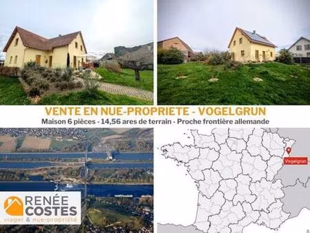 vente en nue propriété - h68 ans - vogelgrun (68600)