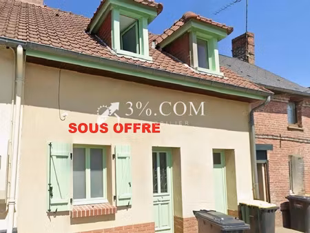 vente maison 3 pièces 53 m² à oisemont (80140)  73 500 €