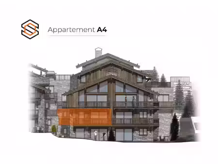 achat appartement 4 pièces 95m² les belleville 73440