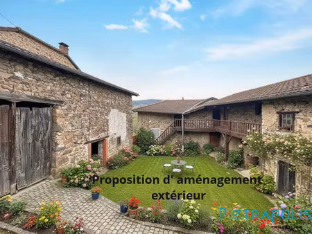 vente maison 7 pièces 172 m² à saint-just-d'avray (69870)  139 000 €
