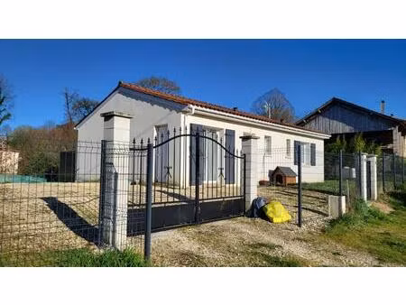sourzac maison de plain pied de 2017 d'une surface de 80 m2 pièce de vie 2 chambres et jar