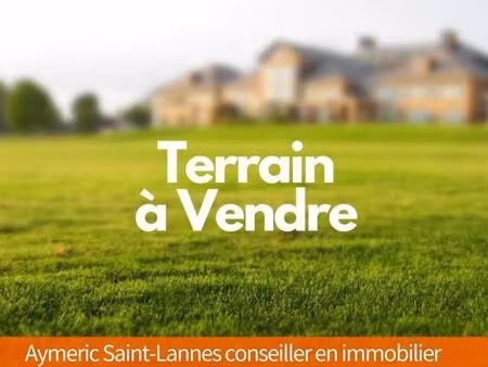 terrain 900 m² le houga