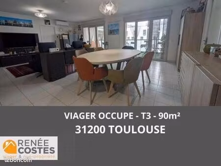 appartement en viager 3 pièces 90 m²