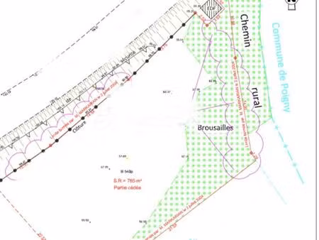 terrain de 765 m² à sainte-colombe