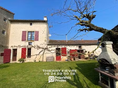 saint loup lamairé 79600 - demeure historique xvie et xviie - maison + gîte ? 344 m² ? dép