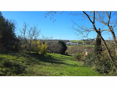 vente terrain  1411.00m²  beaupuy
