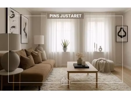 vente appartement neuf 2 pièces 39m2 pins-justaret - 164700 € - surface privée