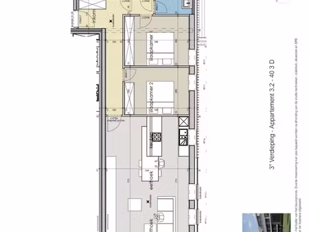 appartement te koop in ieper met 2 slaapkamers