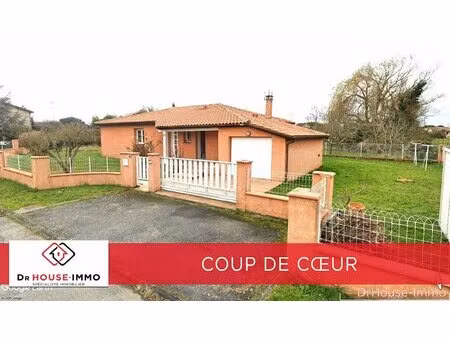 fonsorbes : villa t4 de plain-pied avec garage sur 800 m²