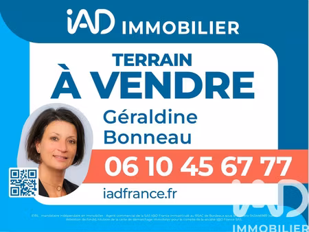vente terrain 760 m² lège (33950)