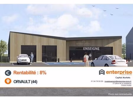 vente commerce 2200 m² orvault (44700)