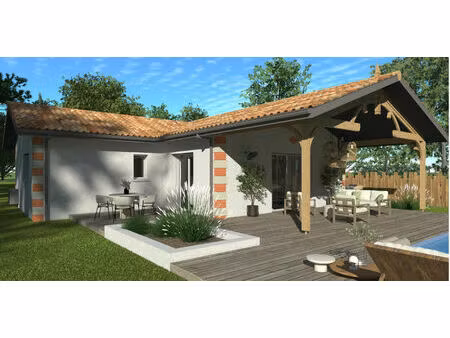 vente maison à construire 80 m² sanguinet (40460)