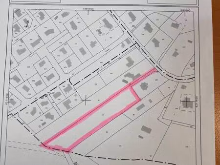 terrain constructible à vendre