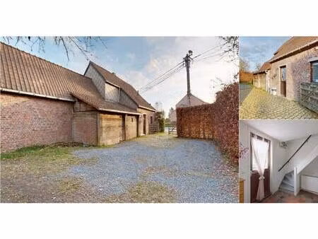 fermette à vendre avec jardin et 2 chambres   rebecq (vbd99770)