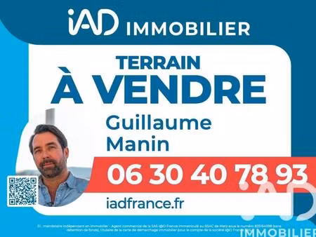 terrain constructible viabilisé à vendre