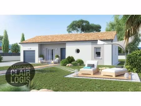 terrain avec maison neuve à vendre