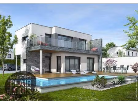 terrain avec maison neuve à vendre