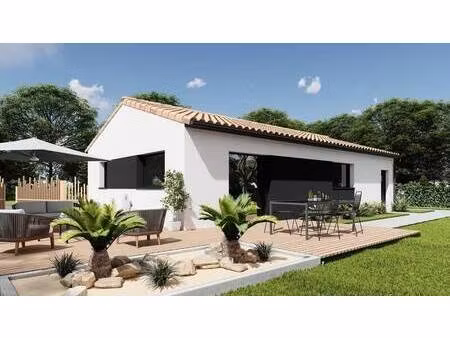 terrain avec maison neuve à vendre