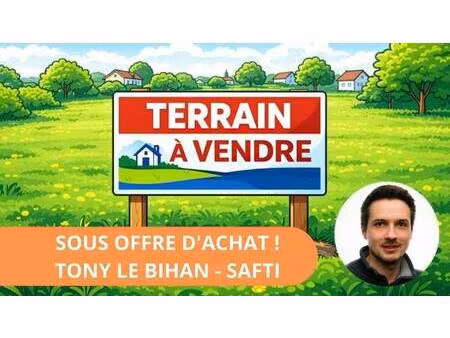 terrain constructible viabilisé à vendre