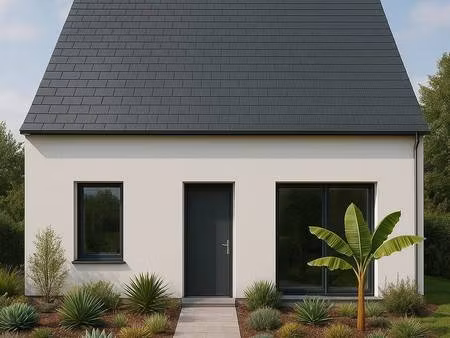 terrain avec maison neuve à vendre