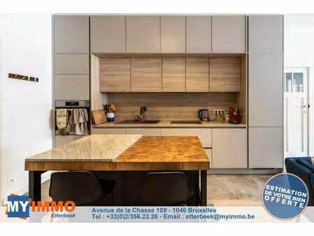 à proximité de merode - superbe appartement 1ch + extérieur