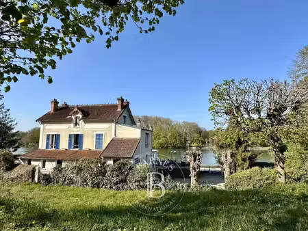 le coudray-montceaux (91) - maison et dépendance en bord de seine – terrain de 2300 m²