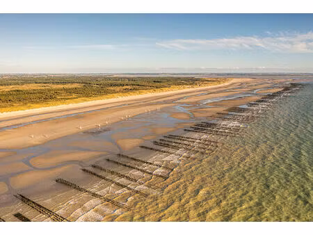 quend-plage-les-pins   parcelle de terrain à bâtir de 1150 m2 .