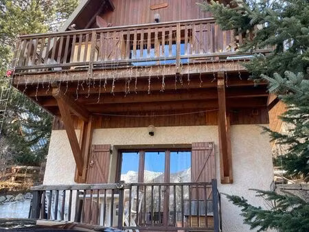 vends chalet allos deux appartements