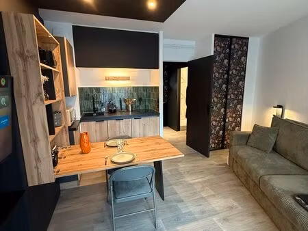 studio meublé rénové avec balcon - metz queuleu