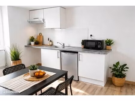 appartement meublé – 30m² - totalement rénové – centre de beaupréau
