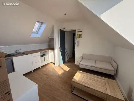 t2 meublé – refait à neuf – centre rouen – idéal étudiant