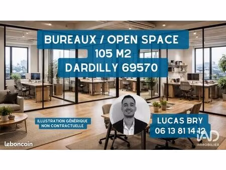 bureaux 105 m² dardilly