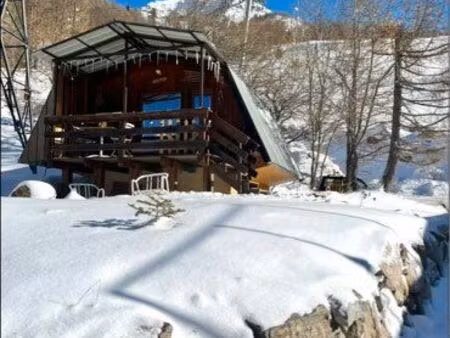 chalet pied des pistes ski aux pieds pleins sud