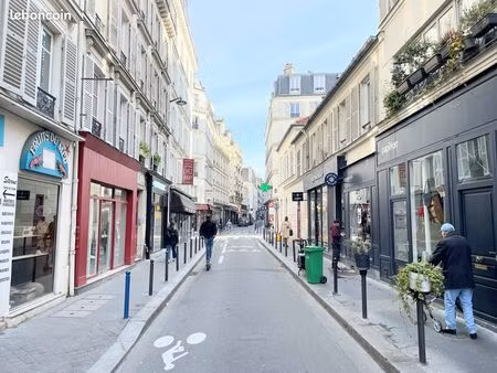 location boutique batignolles rue la condamine